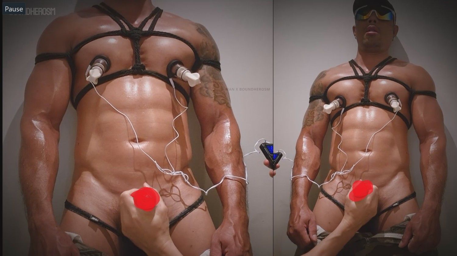 Man系列 3 第 1 集：玩弄肌肉兵的乳头