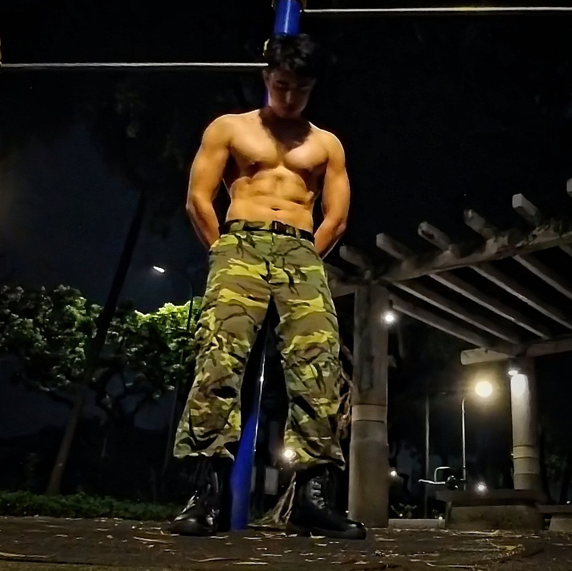 守護戰士深夜訓練