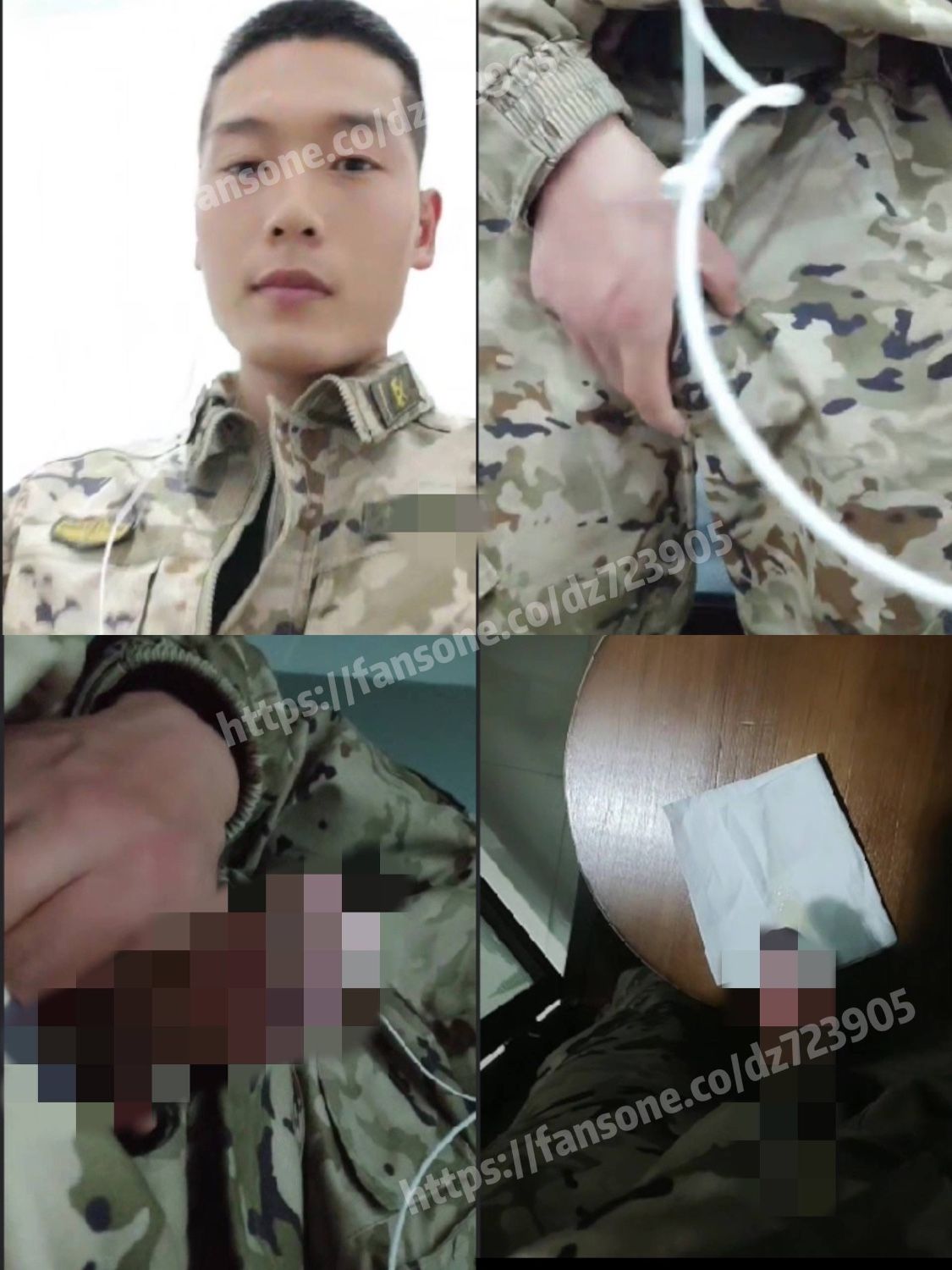 武警特战班长，特别猛，对话也很骚，好喜欢隔着军装玩