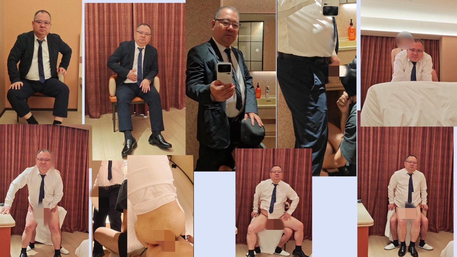 73正装爸爸全部喂嘴里