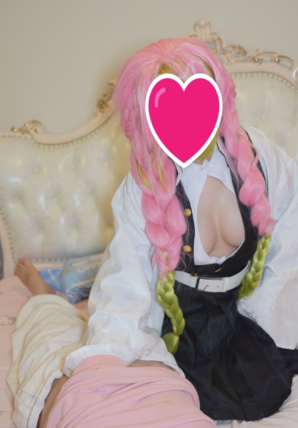 全新露脸恋柱COSPLAY无套内射13分钟半完整中出😍