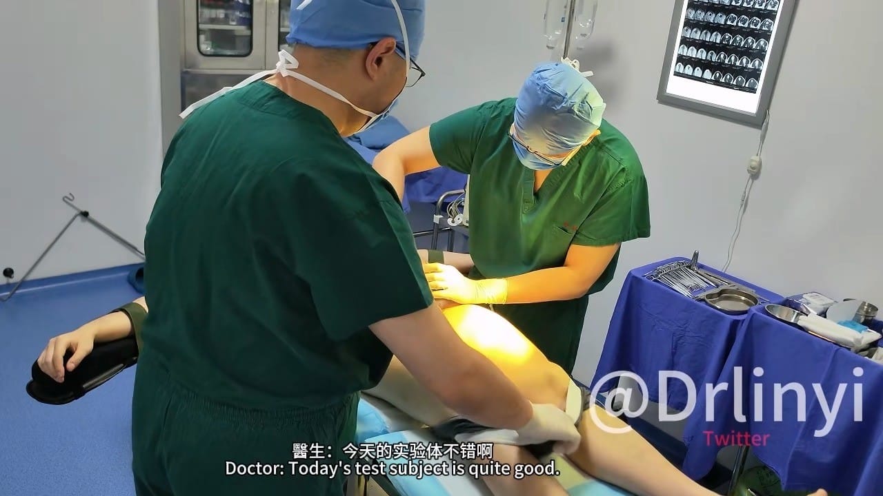 28岁大肌肉小哥体检被镇静剂注射器，推进手术室取精（系列一24分钟）