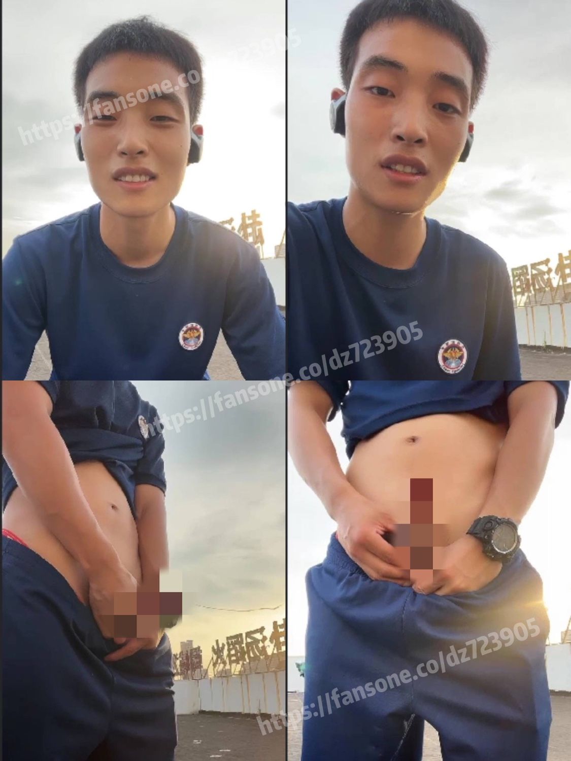 还记得这个消防员帅哥吗，又来咯，眉清目秀的身材也好，欲望也很强啊一直在流水，最后也是一顿猛🐍