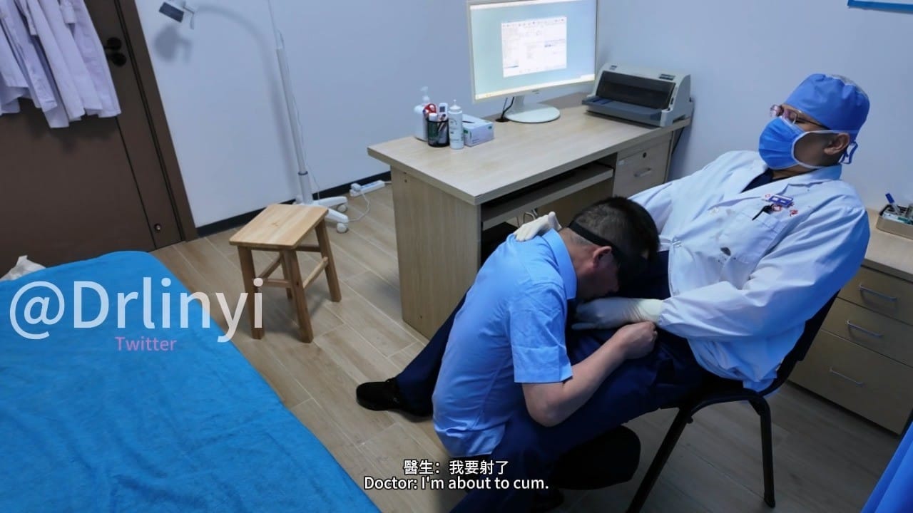 医生大阴茎插入患者口腔，精液治疗患者（全集21分钟）
