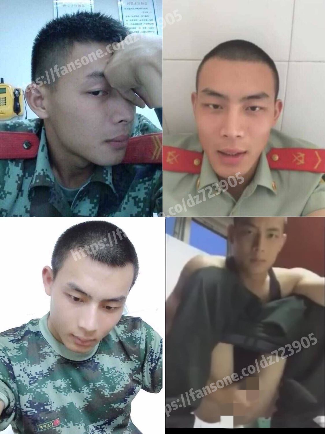 应该每个🧊哥哥都这样撸过吧，画质差点意思，这个🧊哥哥啪啪肯定很猛，撸的半个身体都在用力还在控🐍，最后直接🐍出去了，他战友还在问他哈哈哈