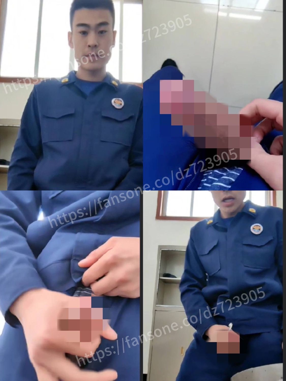 现役直男消防员，积攒很久的精液憋不住非要射，龟头分泌出来的液体都被摩擦成泡沫了，最后一股脑全部喷射，好浓稠