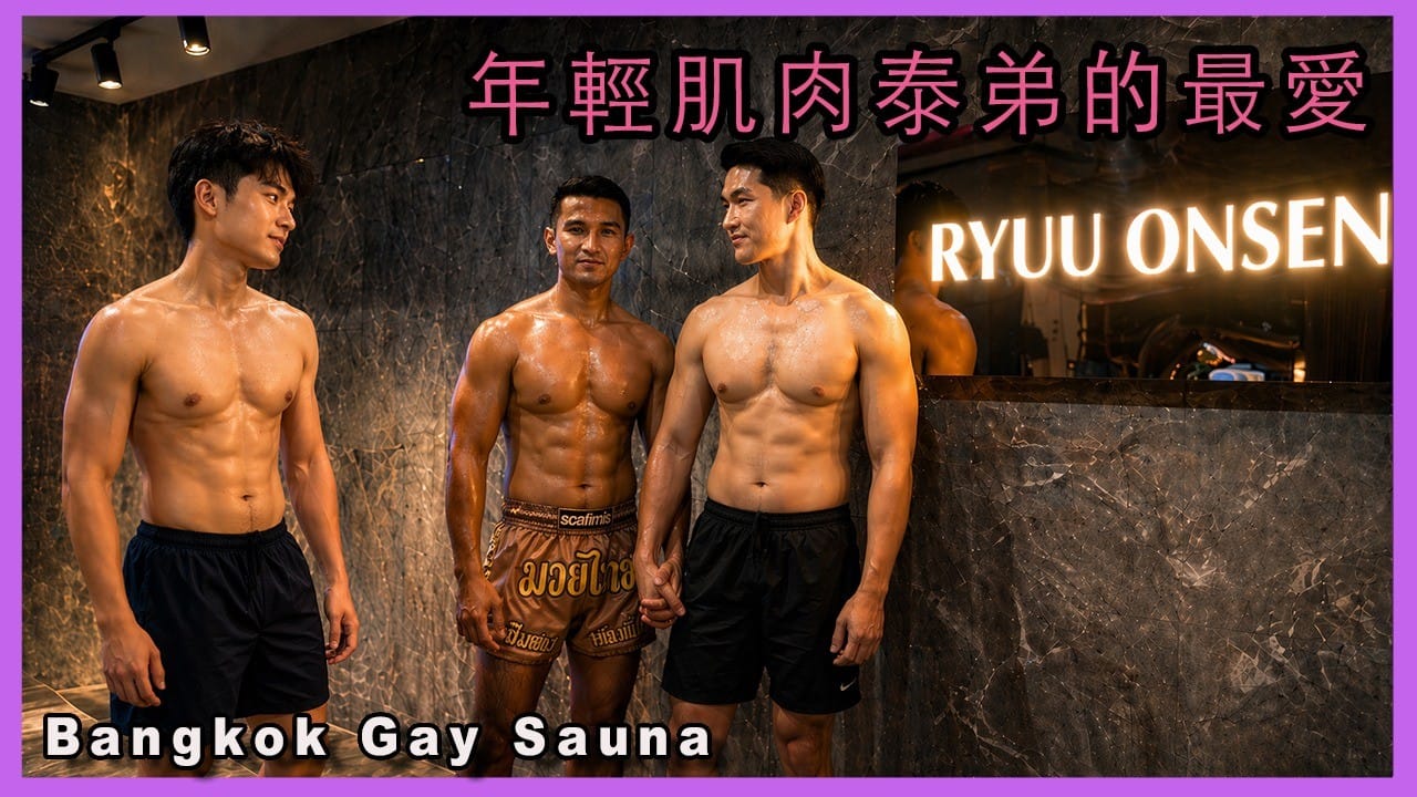 曼谷同志三溫暖: RYUU ONSEN 🥵 Bangkok Gay Sauna 🥵