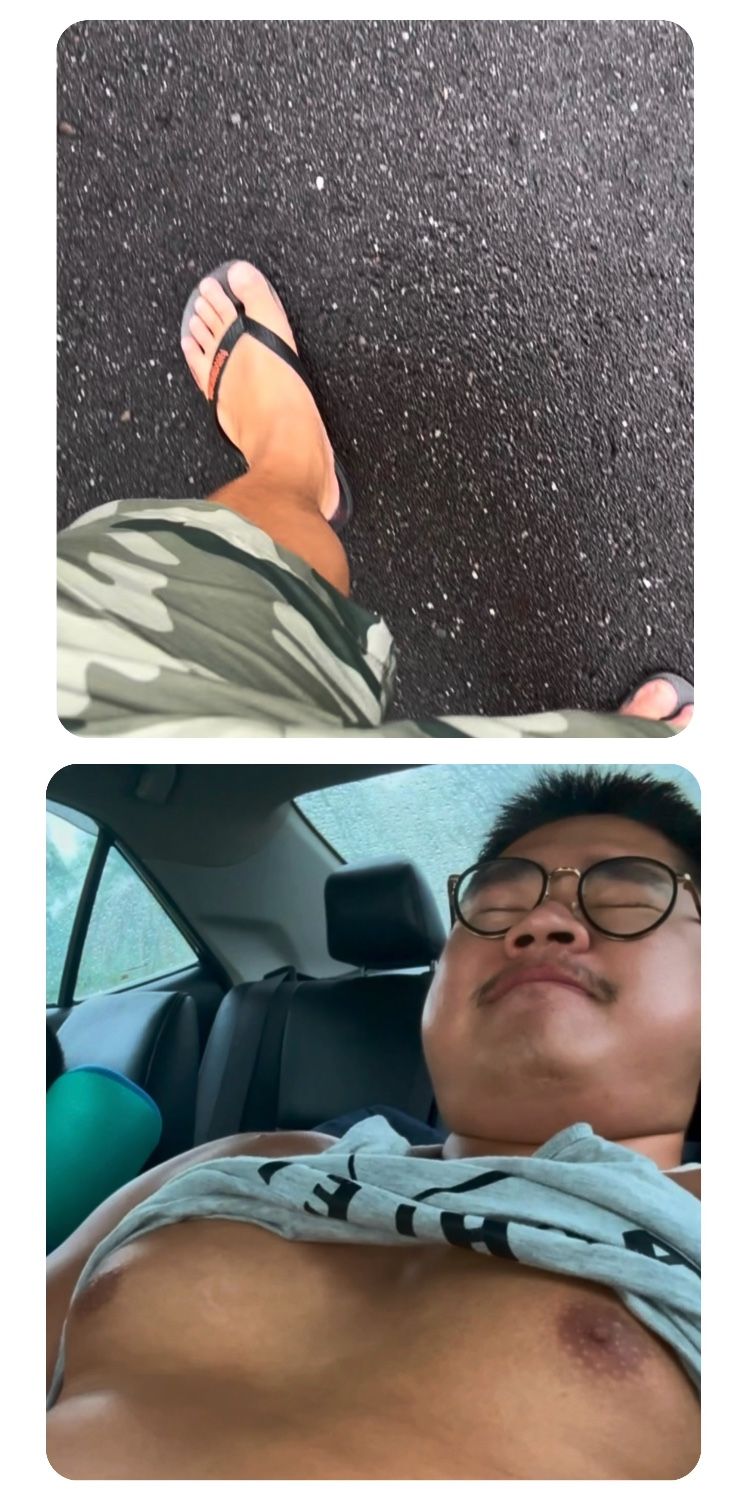 悄悄的走上…